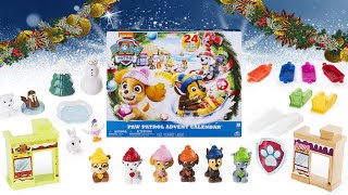 Wir unboxen den PAW PATROL ADVENTSKALENDER  MeinSpielzeugmarkt [upl. by Bentley698]