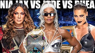 quotUltimate Showdown Nia Jax vs Jade Cargill vs Rhea Ripley in WWE2k24quot [upl. by Lichtenfeld]