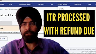 ITR PROCESSED WITH REFUND DUE AY 202425 I NEW INCOME TAX REFUND UPDATE [upl. by Renny]