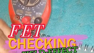 How to Check Field Effect Transistor FET with Digital Multimeter [upl. by Adnirb]