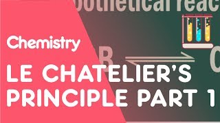 Le Chateliers Principle Part 1  Reactions  Chemistry  FuseSchool [upl. by Alul]