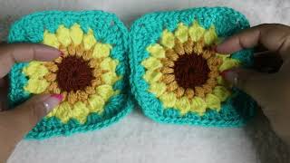 Granny de Girasol A Crochet [upl. by Eugene992]