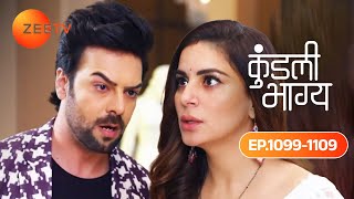 Prithvi ने करी Preeta को डराने की कोशिश  Kundali Bhagya  Ep 1099  1109  Karan amp Preeta  zeetv [upl. by Eedrahc]