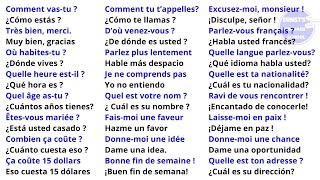 160 Frases de Conversación en Francés para Principiantes  Lenta y fácil 😲  Aprende Francés básico [upl. by Terrie]