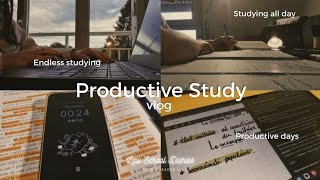 ⚖️ Study vlog  Law School Diaries ep6  endless studying productive days  clochette [upl. by Gorman]