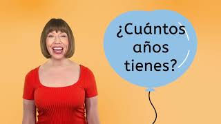 Practice Cuántos años tienes Song  My First Spanish Lessons NEW for Kids [upl. by Biddle]