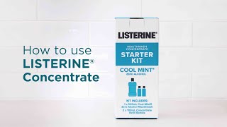 ✅ Cómo usar el antiséptico Listerine Cool Mint 🔴 [upl. by Tem]