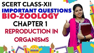 Important questions  Biozoology  Chapter 1  Reproduction in organisms [upl. by Yenattirb]