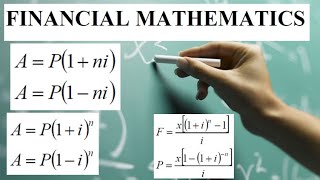 Grades 11 and 12  Financial Mathematics  Simple Interest  Compound Interest  Annuities Present [upl. by Ahsinom84]