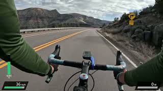 Cycling Salt River Canyon Arizona  Northbound Descent [upl. by Ynnad654]