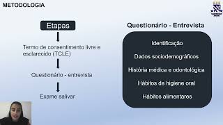 Avaliação do fluxo salivar e capacidade tampão em pacientes hipertensos e com doença periodontal [upl. by Annabella]