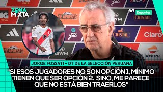 CONFERENCIA DE PRENSA de JORGE FOSSATI previo a la FECHA DOBLE de CLASIFICATORIAS  ZONA MIXTA 📰🌎 [upl. by Couq897]