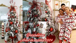 DECORA EL ARBOL DE NAVIDAD COQUETO Y ELEGANTE 🎁DECORA CON NOSOTROS 🎄NAVIDAD 2024🎄 [upl. by Tasiana]