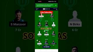 SOS vs ZASSOS vs ZAS Dream11 PredictionSOS vs ZAS Dream11 TeamSOS vs ZAS Match 16 ECS T10 Croatia [upl. by Aicarg]