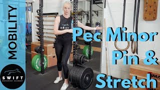 How To Do a Pec Minor Pin amp Stretch Trigger [upl. by Si]