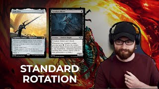 Preparing for STANDARD ROTATION  MTG Arena Standard [upl. by Parlin770]