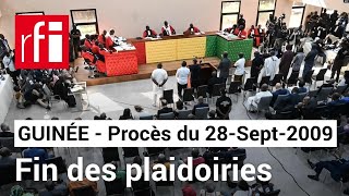 Guinée  Procès massacre du 28Septembre  une page marquante se tourne avec la fin des plaidoiries [upl. by Duster]