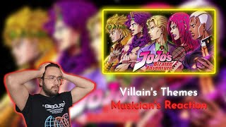 Studio Musician  Jojos Bizarre Adventure Villains Themes Reaction and Analysis [upl. by Buffum665]