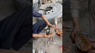 Is it right way to grease wheel bearing grease bearing restoration technology [upl. by Foushee775]