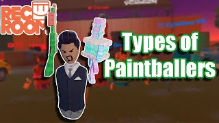 Types Of People In Paintball  Rec Room [upl. by Leverick]