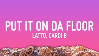 Latto  Put It On Da Floor Again Lyrics ft Cardi B [upl. by Nirrak]