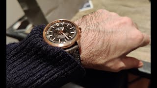 Christopher Ward C63 Sealander Bronze COSC unboxing [upl. by Anehc175]