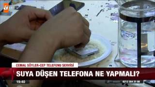 Suya düşen telefona ne yapmalı  atv Ana Haber [upl. by Anitnatsnoc]