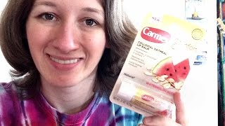 Review  Carmex Comfort Care Watermelon Blast Lip Balm [upl. by Eterg]