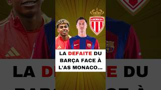 Le défaite du Barcelone face à las monaco avec Lamine Camara et [upl. by Munshi]