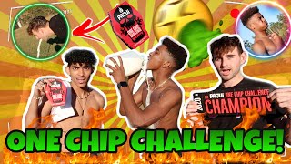 THE SPICIEST CHIP IN THE WORLD CHALLENGE [upl. by Salokkin]