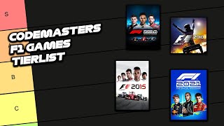 RANKING EVERY CODEMASTERS F1 GAME [upl. by Ialda]