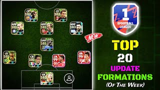 Top 20 New Unique Formations Update In eFootball 2024 Mobile  New Hidden Formations In eFootball 🤩 [upl. by Namreh]