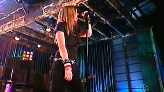 Avril Lavigne  Sk8er Boi  Live  Late Night with Carson Daly 101202 [upl. by Ahsema]