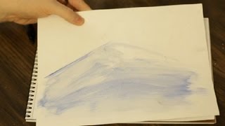 Painting With Epsom Salt for Winter Scenes  Art amp Drawing Tips [upl. by Acinomad]