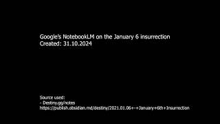 NoteLM Jan6 DeepDive [upl. by Selbbep]