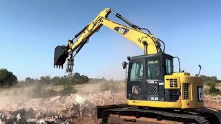 Used Caterpillar 314 D CR Excavator With Hydraulic Thumb amp New Sany 24” Bucket For Sale [upl. by Sena663]