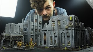 How To Make Ruined Buildings For 40K [upl. by Neelahs]