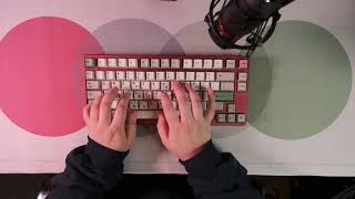 IDOBAO ID80 Sound Test  Creamsicle Switches  C3 Tangerines and NovelKey Creams [upl. by Delly]