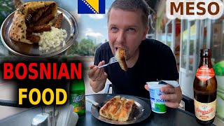 BOSNIAN FOOD CULTURE IS CRAZY 🥘🇧🇦 Sarajevo food tour [upl. by Lindsy]