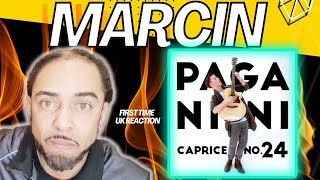 Marcin Patrzalek  Paganini s Caprice no 24 on One Guitar FIRST TIME UK REACTION [upl. by Elam]