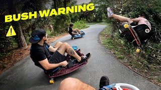 Crazy Cart Nature Trail Mayhem  Tandems POV with our 900w 48vs [upl. by Assenaj]