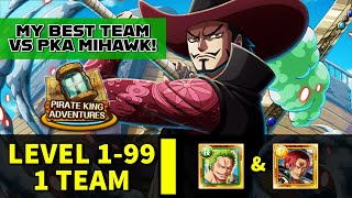 OPTC PKA VS Mihawk Level 199  My BEST Team WITHOUT NEW BATCH One Piece Treasure Cruise [upl. by Santa]