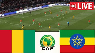 🔴 EN DIRECT  Guinée vs Ethiopie  Qualifications pour la Coupe dAfrique des Nations [upl. by Arracahs]