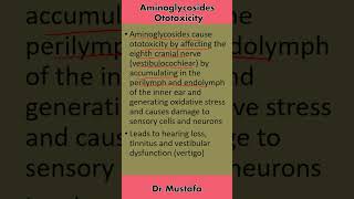 Aminoglycosides Ototoxicity Explained [upl. by Garold136]