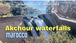 Visit AKCHOUR Waterfalls in Marocco [upl. by Ardisi955]