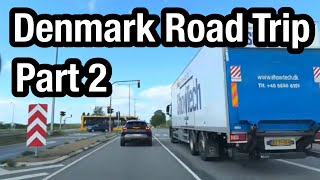 Denmark Road Trip Part 2  Driving in Denmark  Glostrup  Roskildevej [upl. by Pachston942]