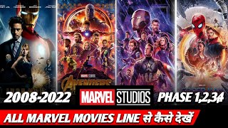 How to watch marvel movies in order All Marvel movies kaise dekhe 2008  2022 marvel mcu [upl. by Allene]