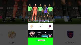 🔴Punjab FC vs Odisha FC  Hero Indian Super League Match isl2024 live score and fifa gameplay [upl. by Kristie730]