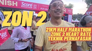 SCORE MARATHON 2024  ZONE 2 HEART RATE  TEKNIK PERNAFASAN [upl. by Tavy156]