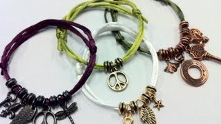 How to Make a DIY Coachella Charm Bracelet with The Bead Place [upl. by Abrahams]